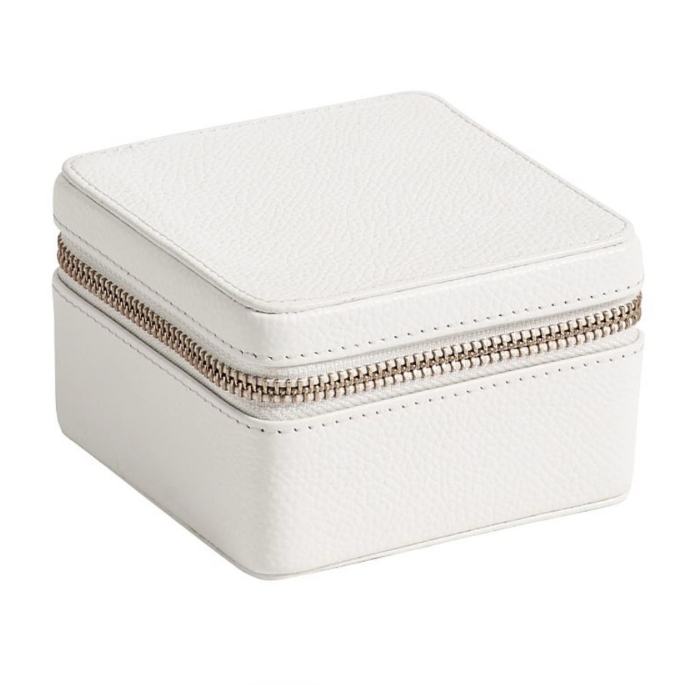 Pottery Barn Quinn White Jewelry Storage Box